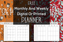 Load image into Gallery viewer, Floral 2023 Planner Digital Or Print