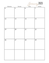 Load image into Gallery viewer, Floral 2023 Planner Digital Or Print