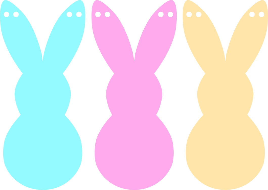 Bunny Garland SVG