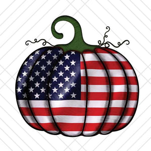 American Flag Pumpkin PNGs