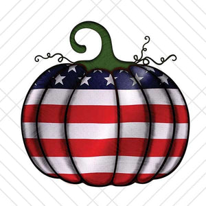 American Flag Pumpkin PNGs
