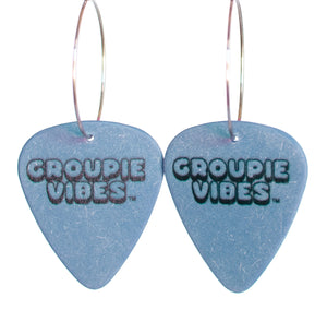 Groupie Vibes Blue Single Earrings
