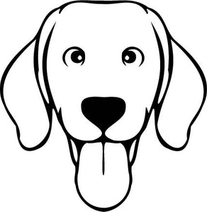 Labrador Cartoon Face