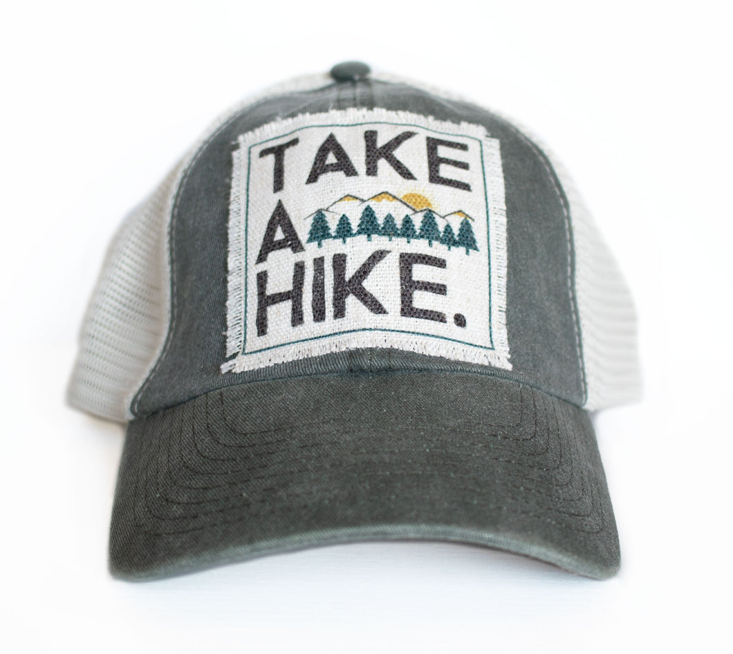 Take A Hike Patch Trucker Cap
