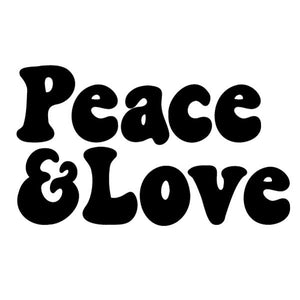 Peace & Love SVG