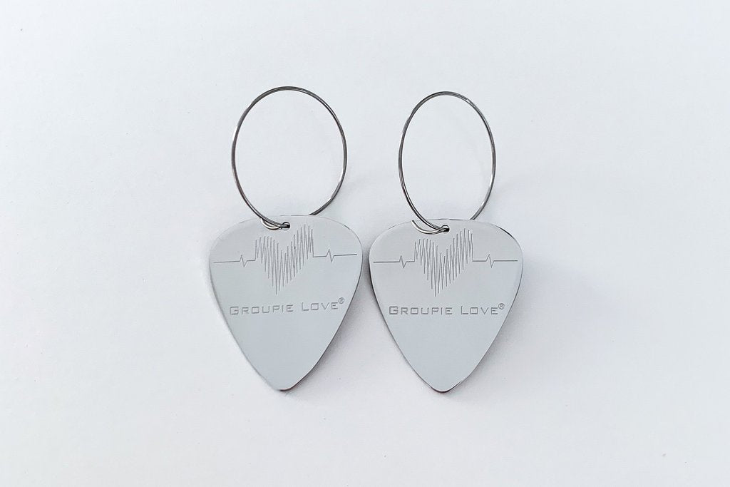 Groupie Love Steel Single Earrings